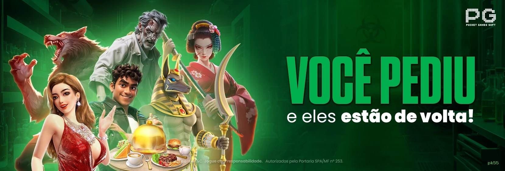 Aplicativo móvel pk55 para iOS e Android